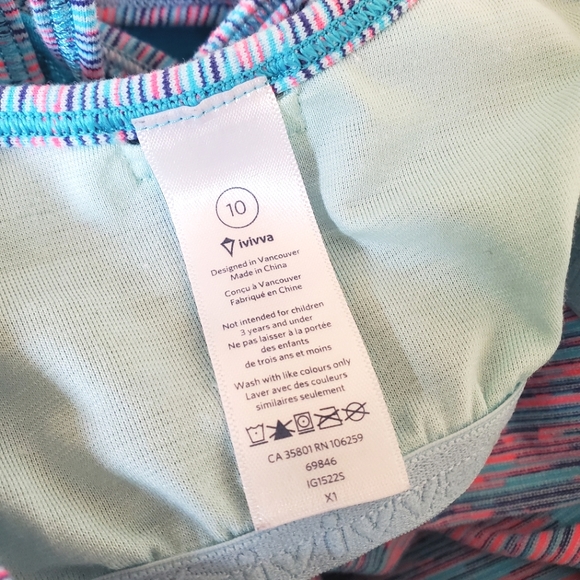 Ivivva - Lululemon Endless Ambition Tank bright blue - Size 12 - Picture 6 of 7